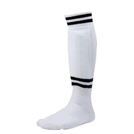 Champion Sports Champion Sports SL4W Youth Sock Style Soccer Shinguard; White - Age 4-6 SL4W